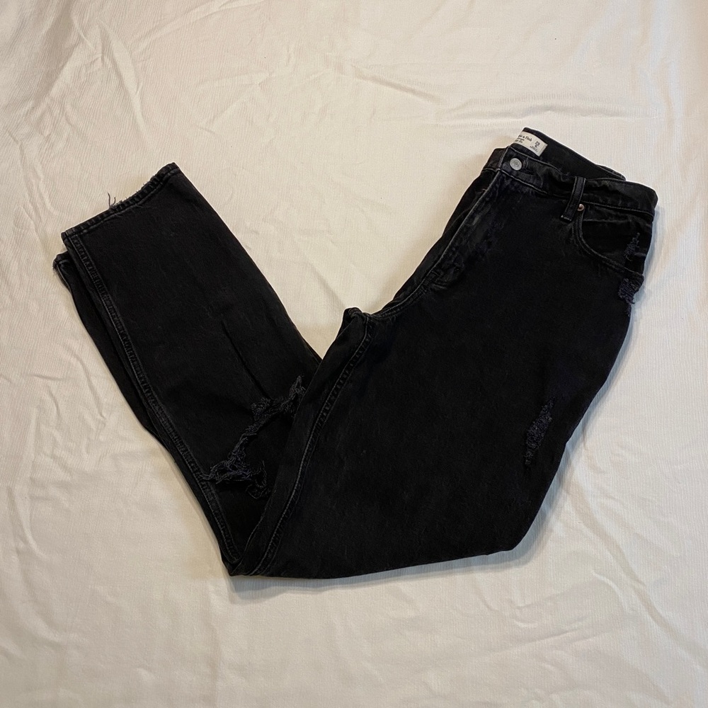 Abercrombie & Fitch 90s Ultra High Rise Straight Jeans - Picture 1 of 15